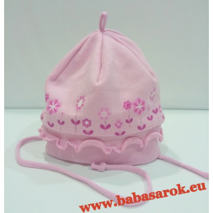 Blabla sapka lány pamut fodros rózsa