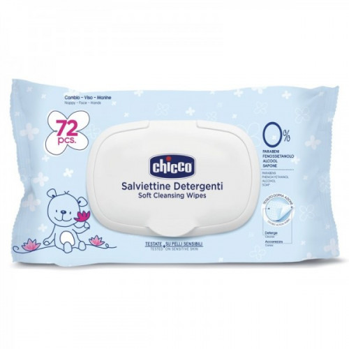 Chicco natural sensation törlőkendő kupakos
