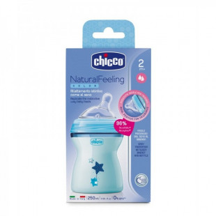 Chicco naturalfeeling cumisüveg blue 250 ml