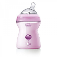 Chicco naturalfeeling cumisüveg pink 250 ml