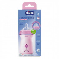 Chicco naturalfeeling cumisüveg pink 330 ml