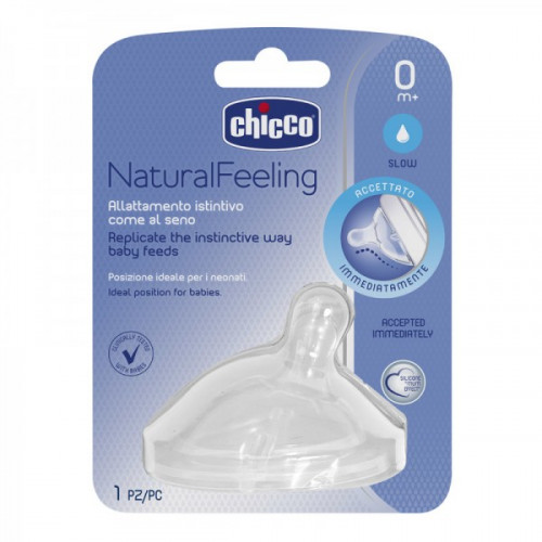 Chicco naturalfeeling etetőcumi 0+