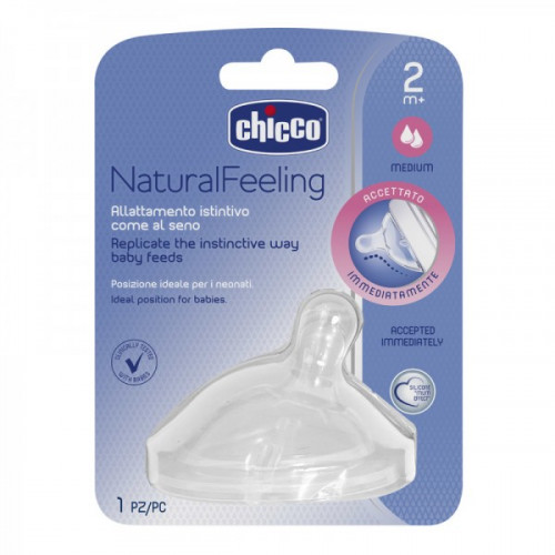 Chicco naturalfeeling etetőcumi 2+