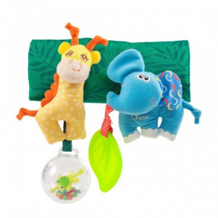 Chicco plüss állatok babakocsira - Gilby és Eli