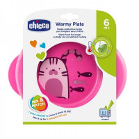 Chicco tányér melegentartó - lány