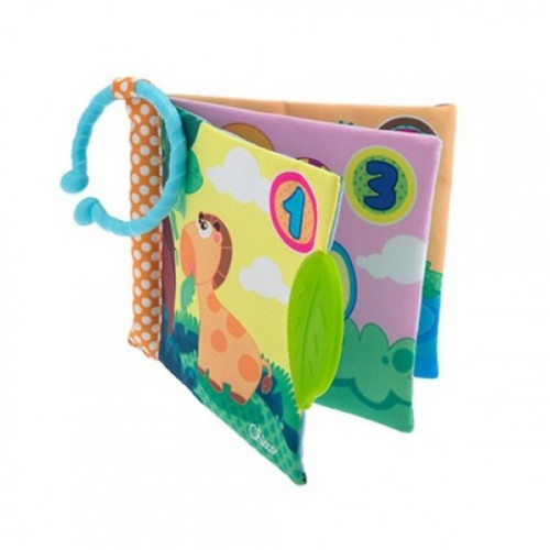 Chicco textilkönyv rágókával