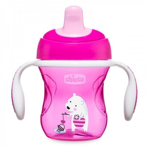 Chicco training cup itató pink