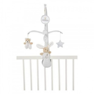 Chicco zenélő kiságyforgó - maci és nyuszi