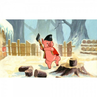 Diafilm A kismalac meg a farkasok