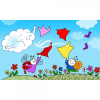 Diafilm Bogyó és Babóca - Bogyó és a szél