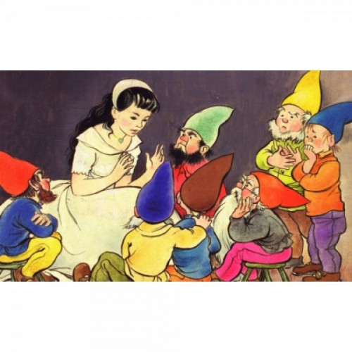 Diafilm Hófehérke és a hét törpe