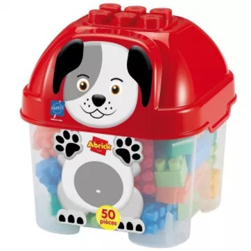 Abrick építőkockák kutyusos dobozban