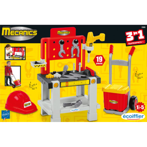 Écoiffier barkács készlet