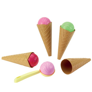 Écoiffier tölcséres fagylalt szett