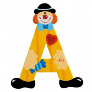 Fa a betű - sárga bohóc