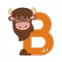 Fa b betű - narancs állat
