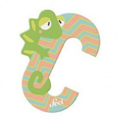 Fa c betű - barack-türkiz állat