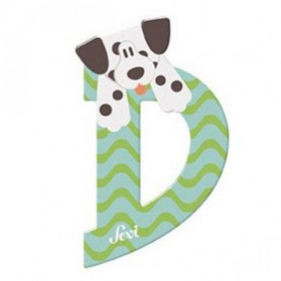 Fa d betű - türkiz állat