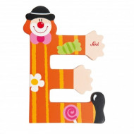 Fa e betű - narancs bohóc