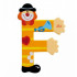 Fa f betű - sárga bohóc