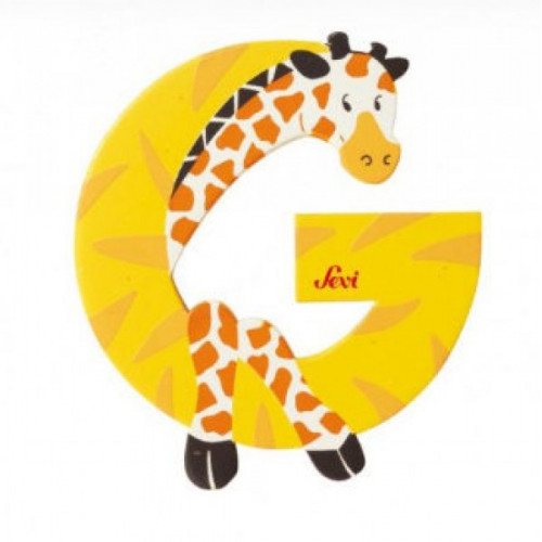 Fa g betű - sárga állat