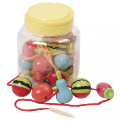 Fa gyöngyfűző gyümölcsök