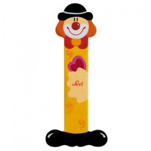 Fa i betű - sárga bohóc