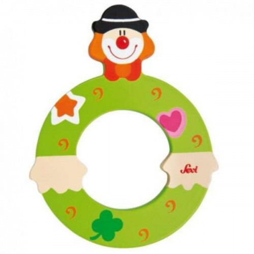 Fa o betű - zöld bohóc