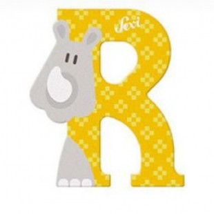 Fa r betű - sárga állat