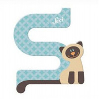Fa s betű - kék állat
