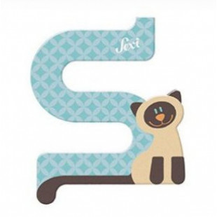 Fa s betű - kék állat