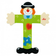 Fa t betű - zöld bohóc