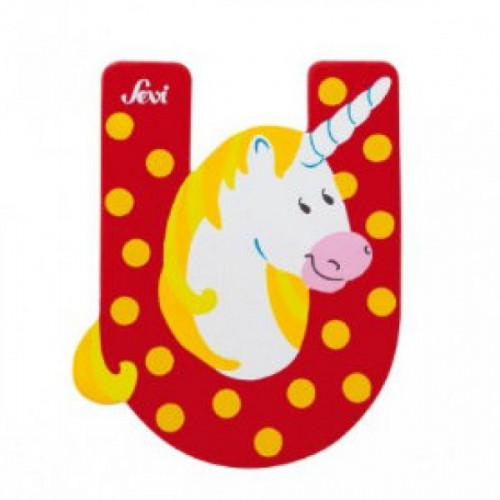 Fa u betű - piros állat