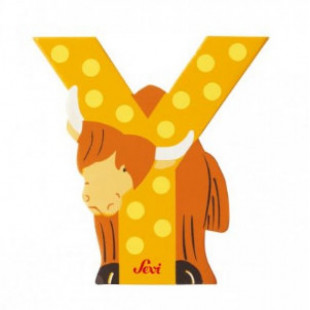 Fa y betű - sárga állat