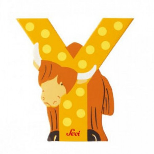 Fa y betű - sárga állat