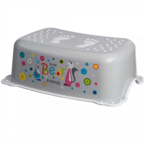 Fellépő maci és barátai - szürke-fehér