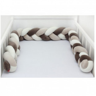 Fonott rácsvédő 210 - barna-bézs-vaj