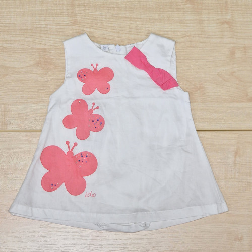 Ido ruha fehér pink lepkékkel