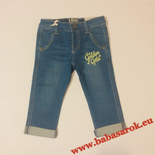 Ido fiú farmernadrág felirattal