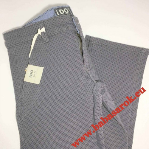 Ido fiú nadrág szürke mintás