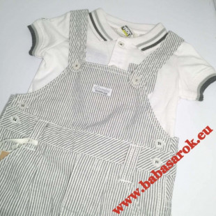 Ido fiú nyári galléros póló+kantáros nadrág