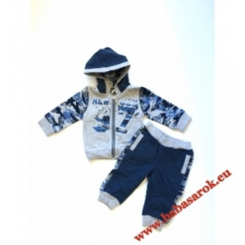 Ido fiú szabadidő sötétkék-szürke