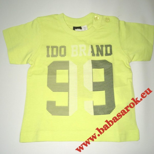 Ido póló fiú neonzöld