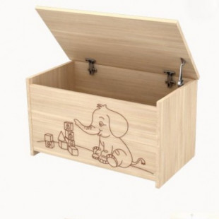 Játéktároló ládika Niki borostyán