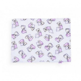 Kifogó mintás 90x100 - rózsaszín macik