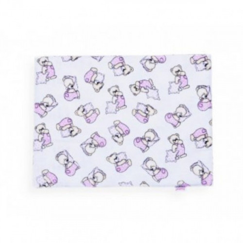 Kifogó mintás 90x100 - rózsaszín macik