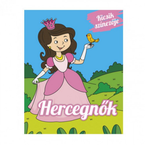 Könyv Kicsik színezője - Hercegnők