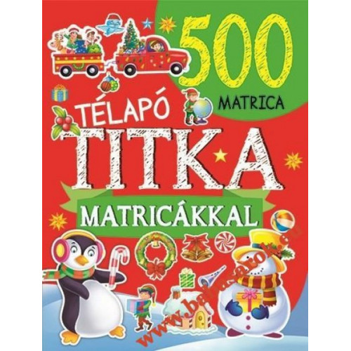 Könyv télapó titkai matricákkal