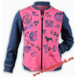 Mikka lányka pamut kardigán