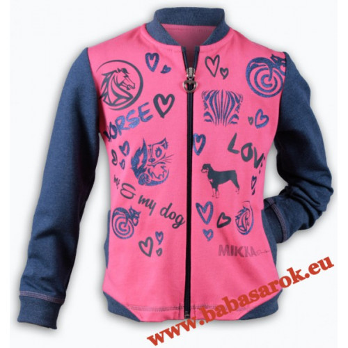 Mikka lányka pamut kardigán